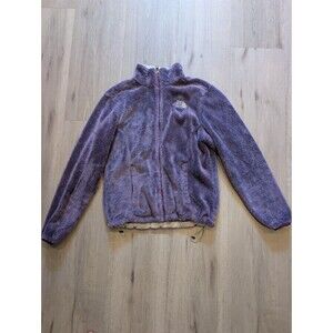 The North Face Osito Full Zip Jacket Womens Small Purple Fuzzy Fleece Outdoor